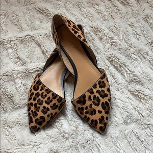 JCREW leopard flats